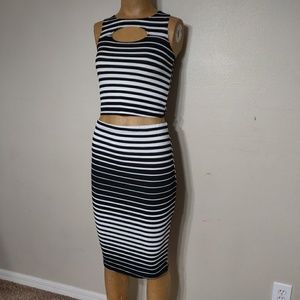 Two piece high low